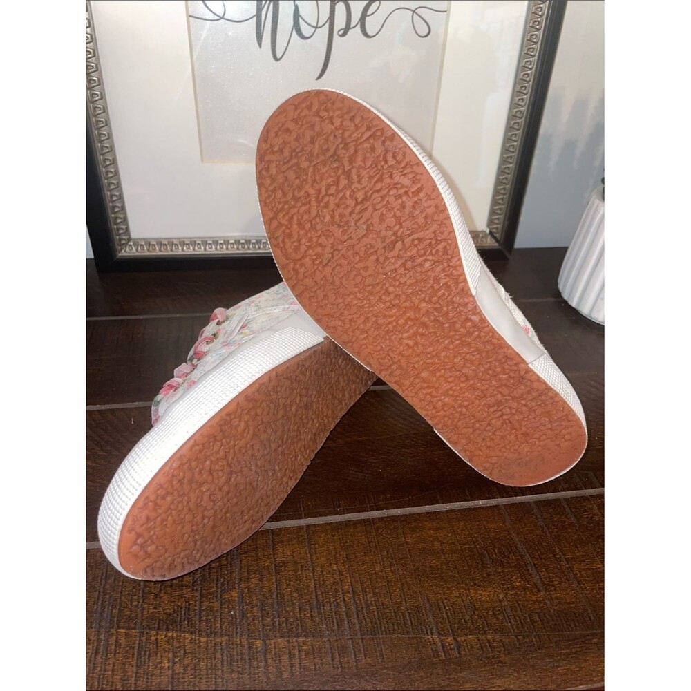 Superga X LoveShackFancy 2750 Vintage Floral Print Canvas Sneakers Size 6.5 - Picture 11 of 11